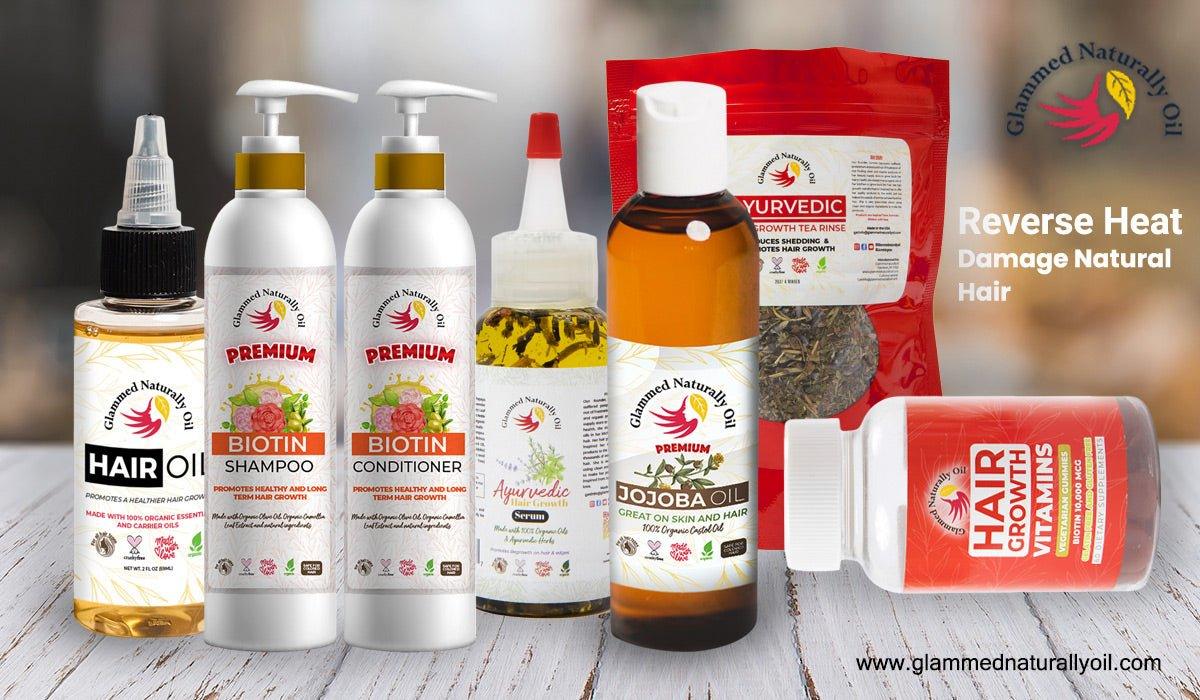 Reverse Heat Damage Natural Hair | Glammed Naturally Oil