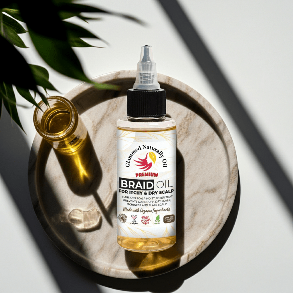 Braid Oil for Dry Scalp - GlammedNaturallyOil