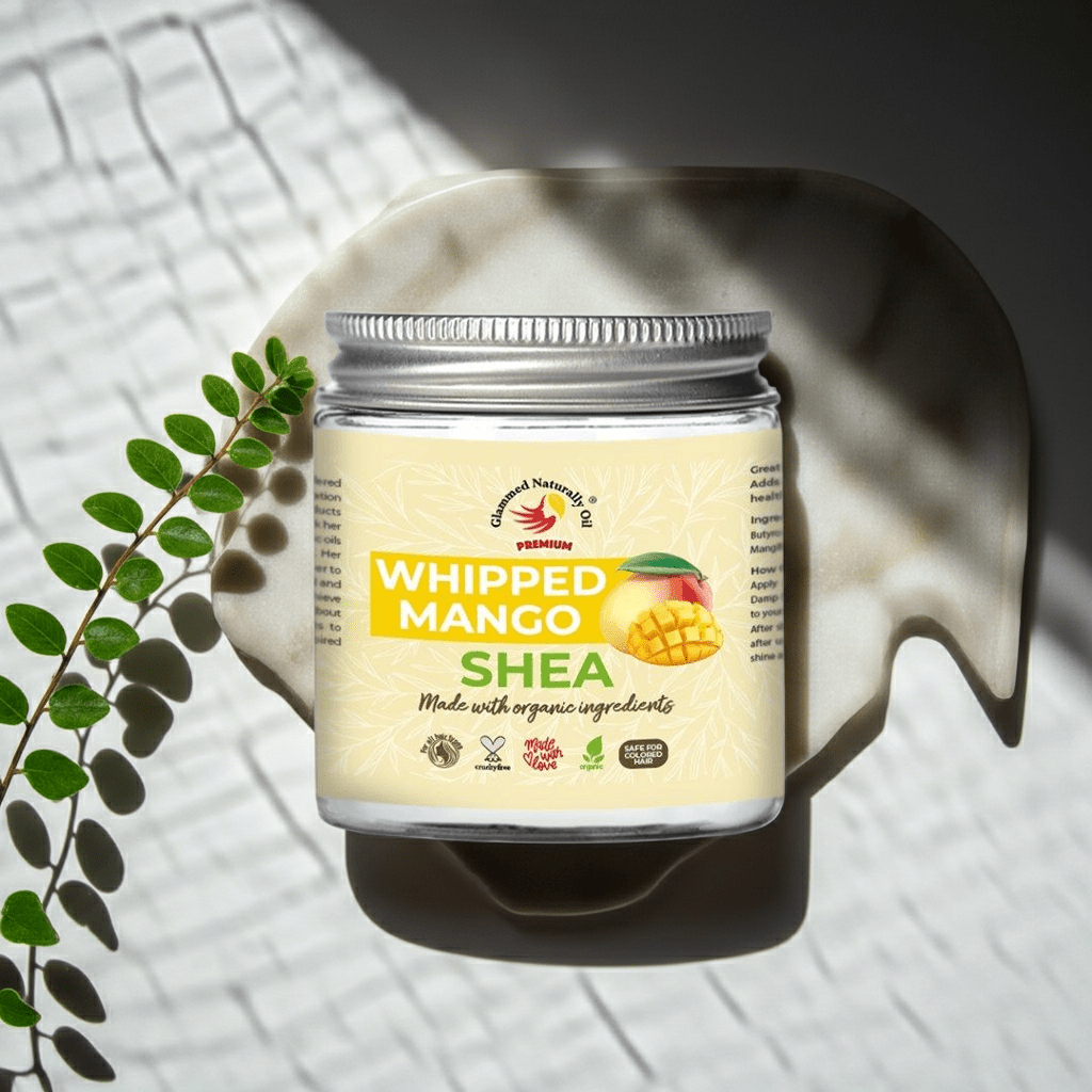 Moisturizing Whipped Mango Shea Hair & Body butter - GlammedNaturallyOil