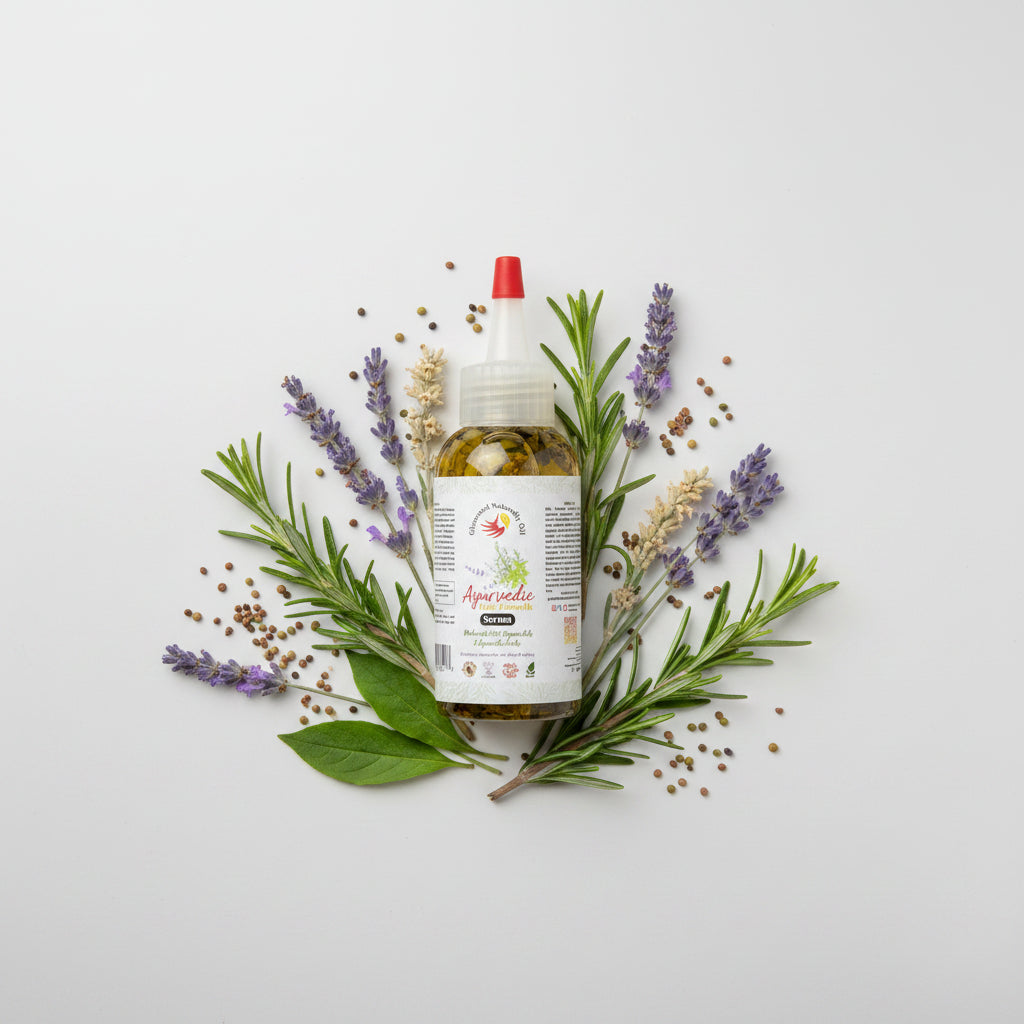 * Ayurvedic hair growth serum for healthy scalp and thicker hair
* Herbal hair growth serum by GlammedNaturallyOil
* Natural serum for thinning edges and hair growth
* Ayurvedic scalp serum for stronger hair