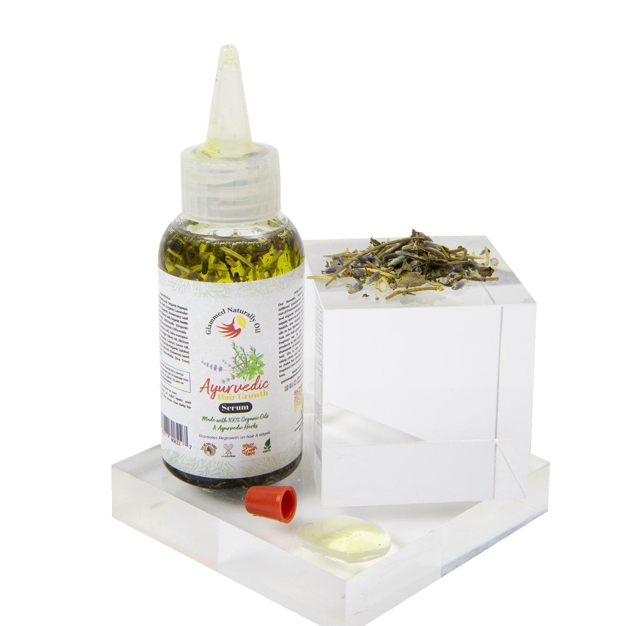 Ayurvedic Hair Growth Serum - GlammedNaturallyOil