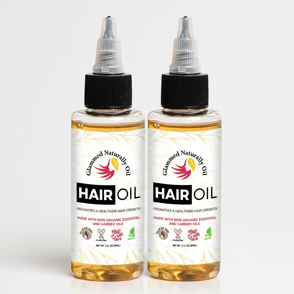 Double Hair Growth oil Bundle - GlammedNaturallyOil