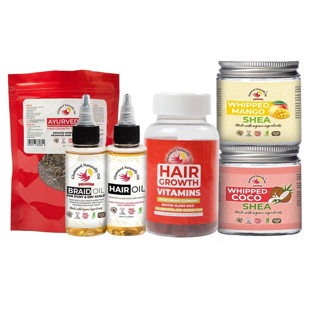 Everlasting Hair Growth & Moisture Bundle - GlammedNaturallyOil