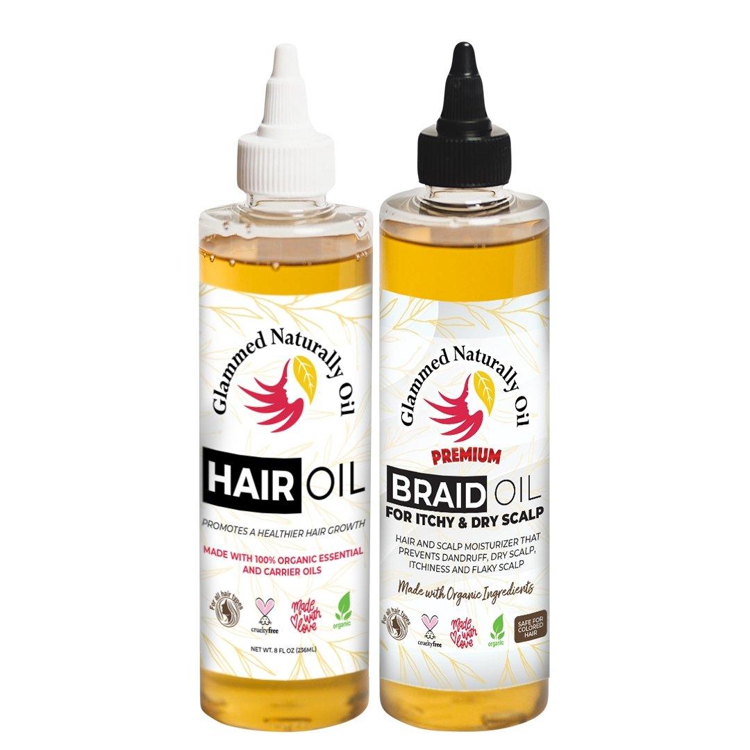 Hair & Braid Oil Bundle - GlammedNaturallyOil