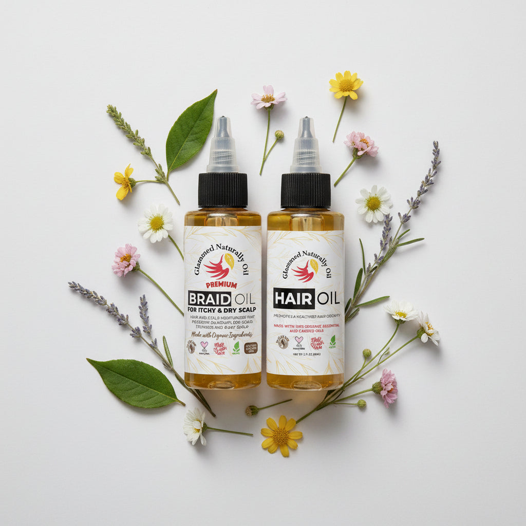 Hair & Braid Oil Bundle - GlammedNaturallyOil