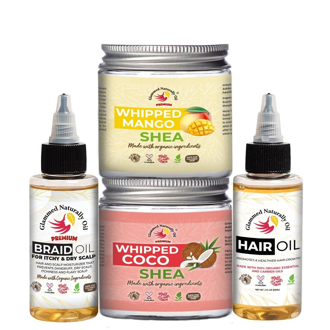 Hair growth and Moisture bundle - GlammedNaturallyOil