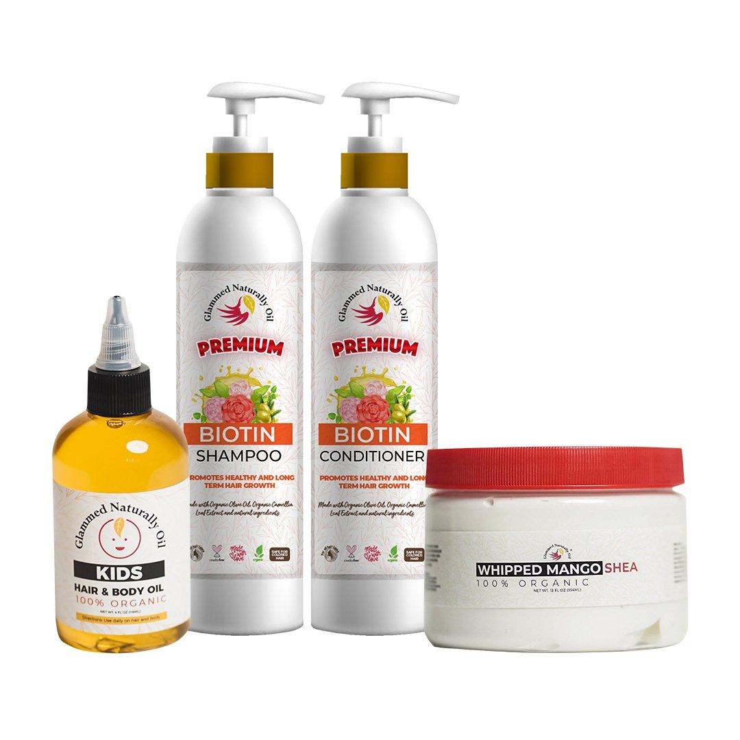 Kids Healthy Hair Bundle - GlammedNaturallyOil
