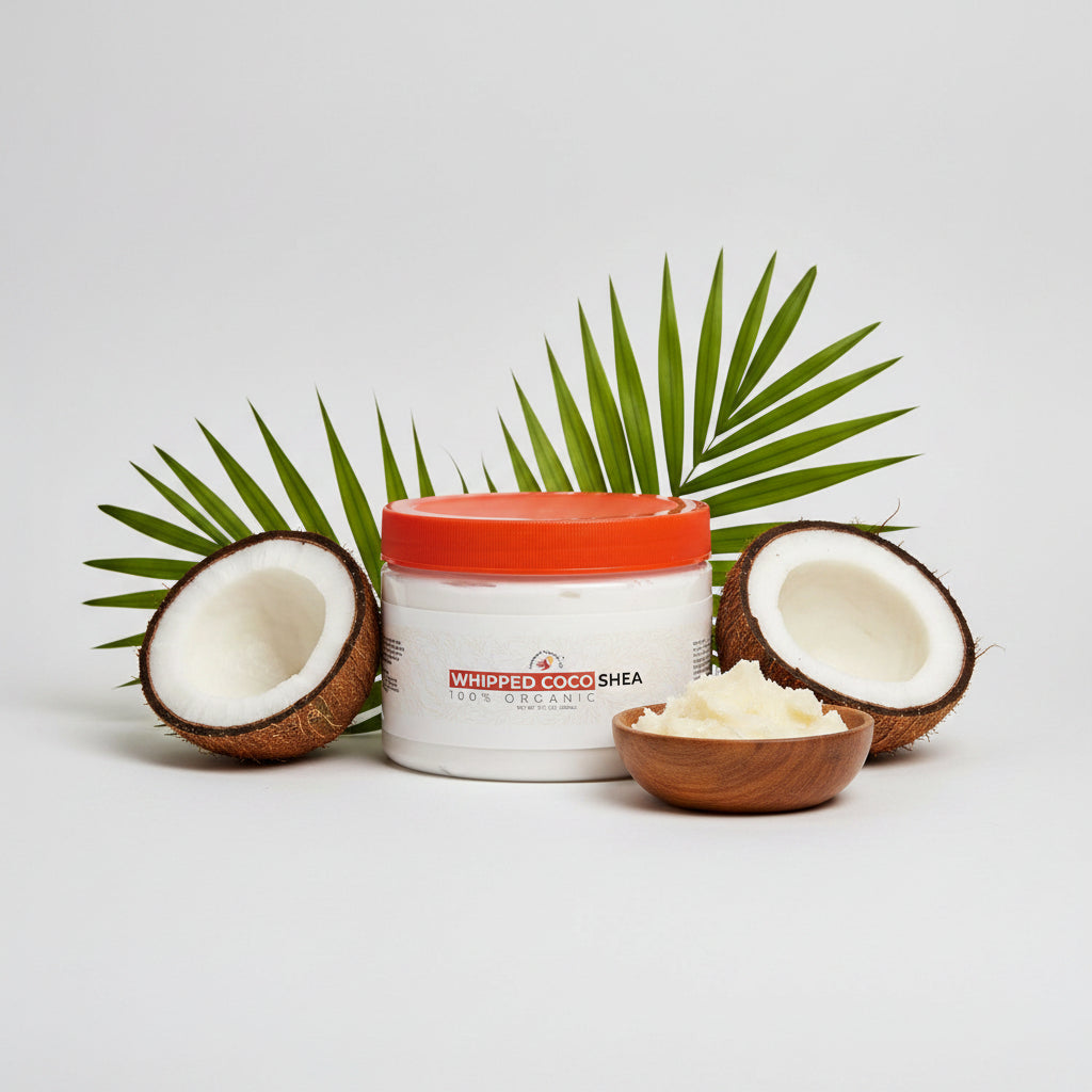 * Coco Shea Hair and Body Butter for dry hair and skin
* Natural shea butter moisturizer for healthy hair
* Deep moisturizing body butter by GlammedNaturallyOil
* Hair and body butter for natural hair and dry skin