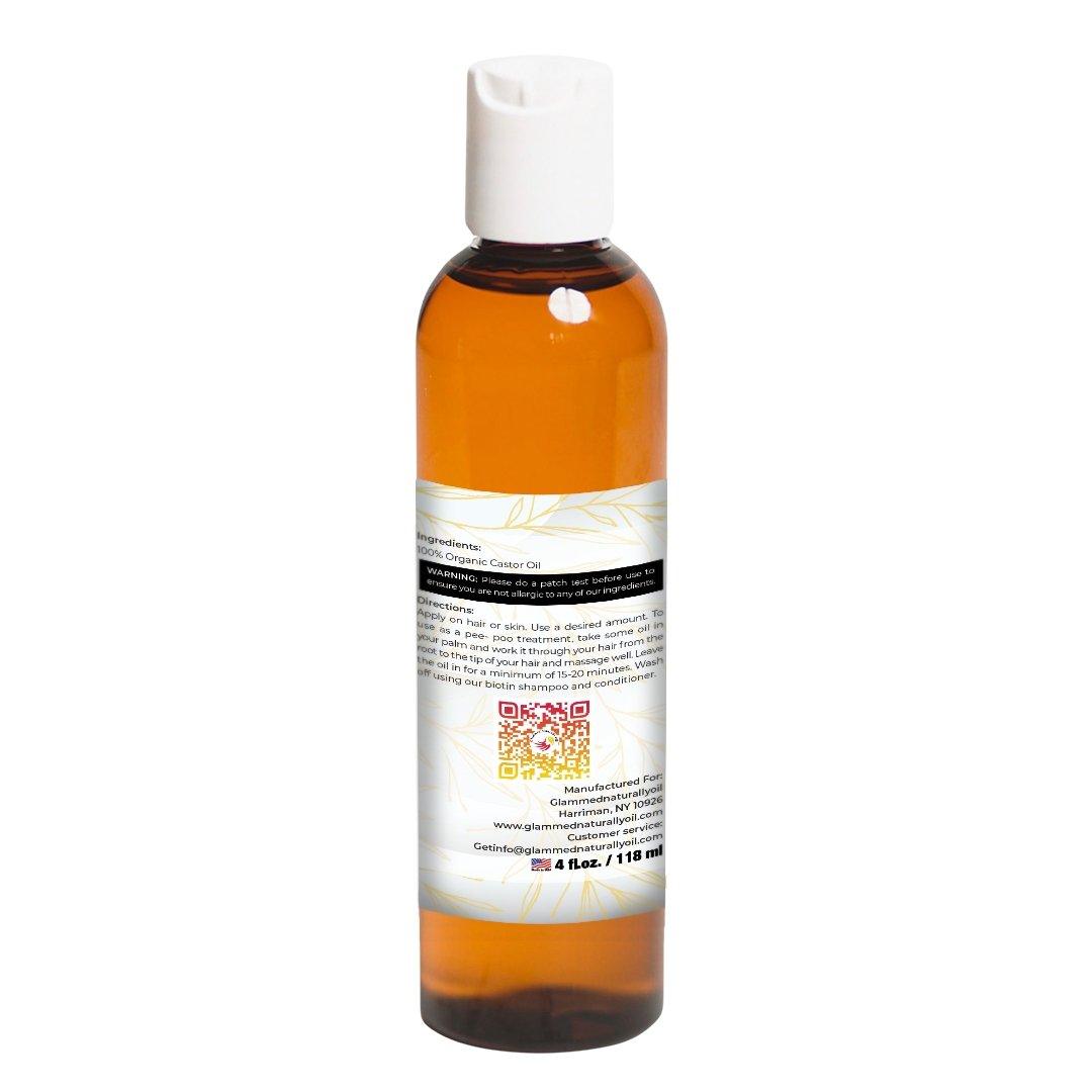 Organic Castor Oil - GlammedNaturallyOil