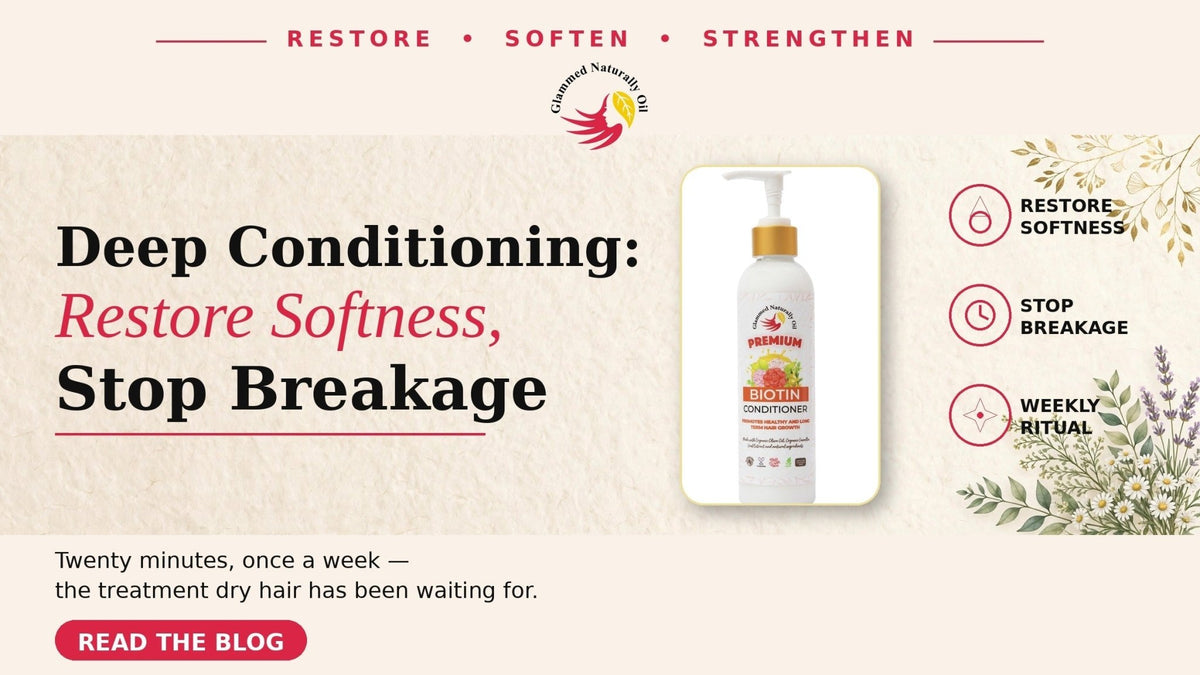 Deep Conditioning: Restore Softness, Stop Breakage - GlammedNaturallyOil