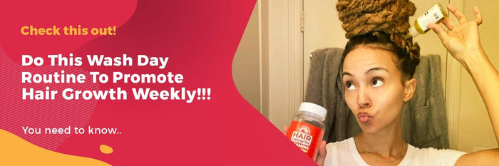 Do this wash day routine to promote hair growth weekly!!!