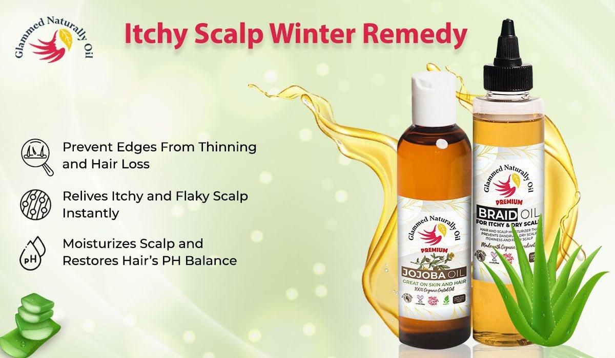 Itchy Scalp Winter Remedy: Secret Revealed - GlammedNaturallyOil