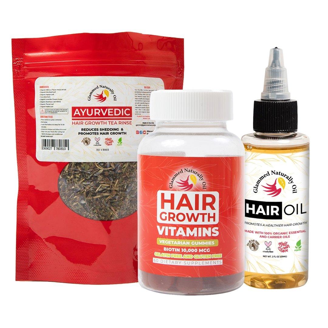 Dynamic Hair Growth Trio - GlammedNaturallyOil