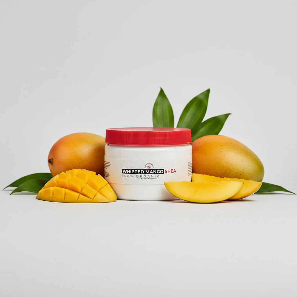 * Mango Shea Hair and Body Butter for dry hair and skin
* Natural mango butter moisturizer for healthy hair
* Deep moisturizing body butter by GlammedNaturallyOil
* Hair and body butter for natural hair and dry skin