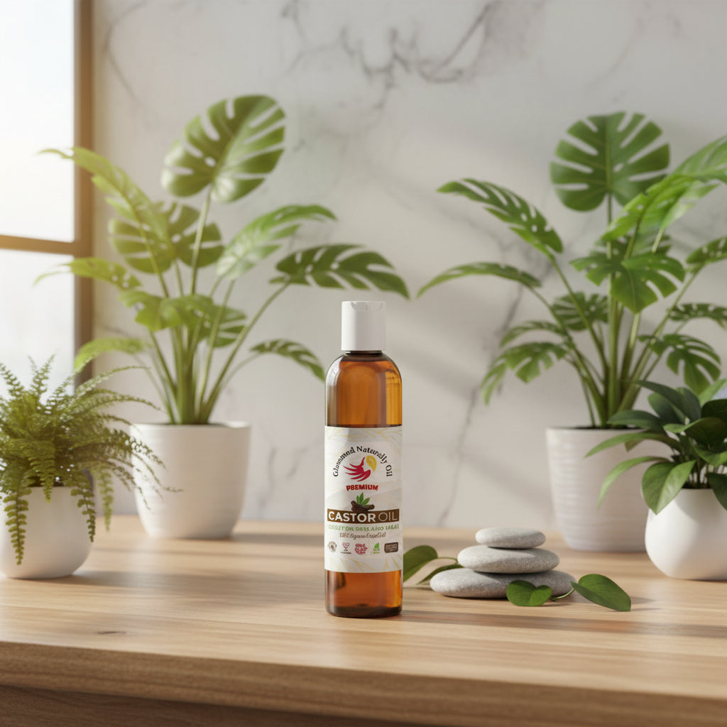 Organic Castor Oil - GlammedNaturallyOil